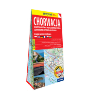 Chorwacja, Słowenia, Bośnia i Hercegowina, Serbia, Czarnogóra, Kosowo, Macedonia mapa samochodowa 1:700 000