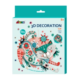 Dekoracja 3D Kot
