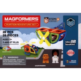 Magformers Aviation Adventure set 28 elementów
