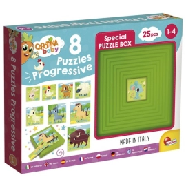Carotina Baby Puzzle Progresywne 8 Farma