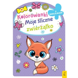 Kolorowanka z wykrojnikiem Moje śliczne zwierzątko