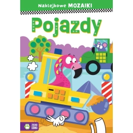 Pojazdy. Naklejkowe mozaiki