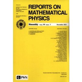 Report On Mathematical Physics 88/3