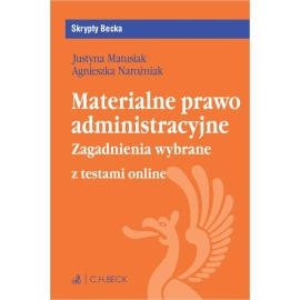 Materialne prawo administracyjne. Zagadnienia wybrane + testy online