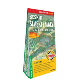 Beskid Ślaski i Mały Mapa panoramiczna laminowana 1:52 500