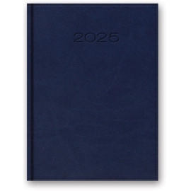 Kalendarz 2025 A5 dzienny vivella niebieski