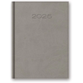 Kalendarz 2025 A5 dzienny vivella szary