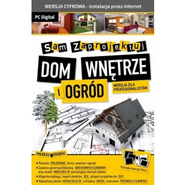 Sam Zaprojektuj Dom, Wnętrze iI Ogród wer. 3.0 dla profesjonalistów (PC CD/Digital)
