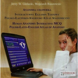 Anatomia człowieka Interaktywny egzamin testów polsko-łacińsko-angielski atlas anatomiczny