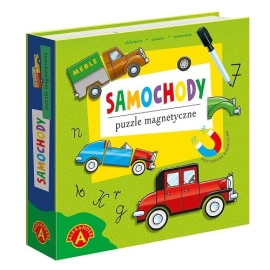 Puzzle Magnetyczne, Układanka - Samochody