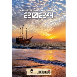 Kalendarz 2024 A5 biurkowy pionowy tygodniowy MIX