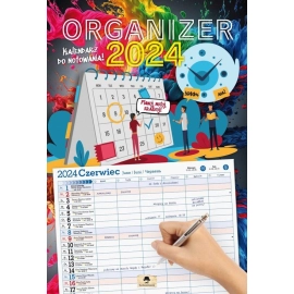 Kalendarz 2024 ścienny A3 organizer V.2