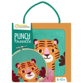 Wyszywanka Punch Needle, Tygrys