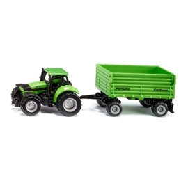 Traktor DEUTZ-FAHR z przyczepą 2-osiową Fortuna