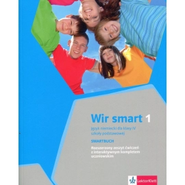 Wir Smart 1 Język niemiecki dla klasy 4 Smartbuch Rozszerzony zeszyt ćwiczeń z interaktywnym kompletem uczniowskim