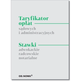 Taryfikator opłat sądowych i administracyjnych