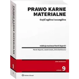 Prawo karne materialne Część ogólna i szczególna