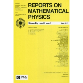 Reports on Mathematical Physics 83/3/2019