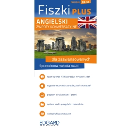 Angielski. Fiszki PLUS Zwroty konwersacyjne dla zaawansowanych. Poziom B2-C1