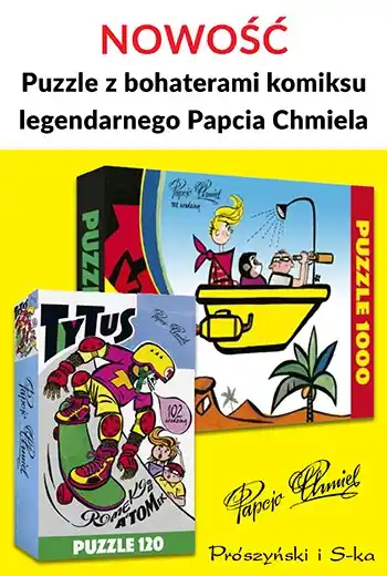 Nowość - Puzzle z bohaterami komiksu Papcia Chmiela